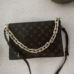 Authentic Louis Vuitton Enghien Monogram Canvas Shoulder/crossbody Bag
